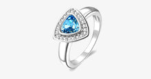 Load image into Gallery viewer, Zirconium Aquamarine Ring - FREE SHIP DEALS