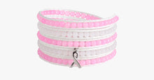 Load image into Gallery viewer, Pink Ribbon Wrap Bracelet