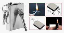 Load image into Gallery viewer, Emergency Fire Starter Flint Match Lighter Metal Camping Hiking Instant Survival Safety Durable - FREE SHIP DEALS