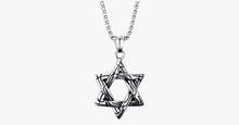 Load image into Gallery viewer, Men's Jewish Star Pendant