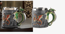 Load image into Gallery viewer, 3D Stainless Steel Dragon Mug - FREE SHIP DEALS