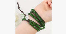 Load image into Gallery viewer, Green Ivy Wrap Bracelet - FREE SHIP DEALS