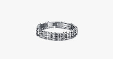Load image into Gallery viewer, Clean CZ Diamond Stainless Steel Men's Bracelet - FREE SHIP DEALS