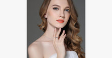 Load image into Gallery viewer, Silver Sparkling Bow Knot Stackable Ring - FREE SHIP DEALS