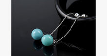 Load image into Gallery viewer, Turquoise Ball Drop Earrings - FREE SHIP DEALS
