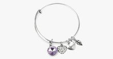 Load image into Gallery viewer, June Birthstone Charm Bangle - FREE SHIP DEALS