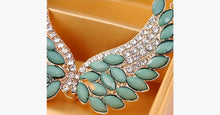 Load image into Gallery viewer, Turquoise Beads Angel Wing Statement Necklace - FREE SHIP DEALS