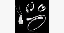 Load image into Gallery viewer, Silver Waterdrop Necklace Set - FREE SHIP DEALS