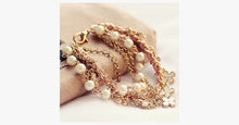 Load image into Gallery viewer, Clover Flower Pearl Bracelet - FREE SHIP DEALS