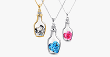 Load image into Gallery viewer, Love Bottle Gemstone Pendant Necklace - FREE SHIP DEALS