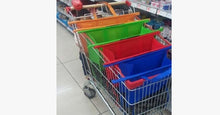 Load image into Gallery viewer, Foldable Reusable Shopping Cart Bags 4pcs