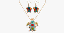 Load image into Gallery viewer, Sea Turtle Hippie Pendant Set
