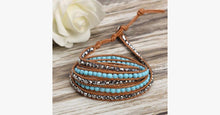 Load image into Gallery viewer, Turquoise Hex Wrap Bracelet - FREE SHIP DEALS