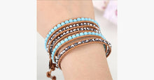 Load image into Gallery viewer, Turquoise Hex Wrap Bracelet - FREE SHIP DEALS