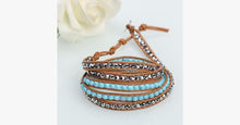 Load image into Gallery viewer, Turquoise Hex Wrap Bracelet - FREE SHIP DEALS