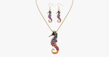 Load image into Gallery viewer, Seahorse Hippie Pendant Set