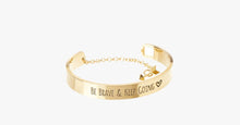 Load image into Gallery viewer, Be Brave &amp; Keep Going Engraved Bangle - FREE SHIP DEALS