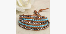 Load image into Gallery viewer, Turquoise Hex Wrap Bracelet - FREE SHIP DEALS