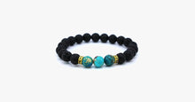 Load image into Gallery viewer, Turquoise Natural Lava Stone Bracelet - FREE SHIP DEALS