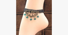 Load image into Gallery viewer, Turquoise Raindrop Anklet - FREE SHIP DEALS