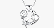 Load image into Gallery viewer, Heart and Star Combo Pendant Necklace - FREE SHIP DEALS