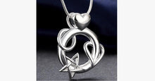 Load image into Gallery viewer, Heart and Star Combo Pendant Necklace - FREE SHIP DEALS