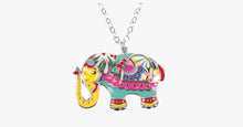 Load image into Gallery viewer, Colorful Elephant Pendant Necklace - FREE SHIP DEALS
