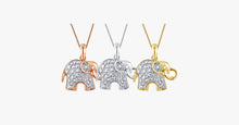 Load image into Gallery viewer, Diamond Accent Elephant Pendant - FREE SHIP DEALS