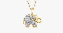 Load image into Gallery viewer, Diamond Accent Elephant Pendant - FREE SHIP DEALS