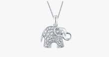 Load image into Gallery viewer, Diamond Accent Elephant Pendant - FREE SHIP DEALS