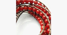Load image into Gallery viewer, Red Desert Hex Wrap Bracelet - FREE SHIP DEALS