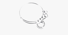 Load image into Gallery viewer, Grandmother Love Granddaughter Charm Bangle - FREE SHIP DEALS