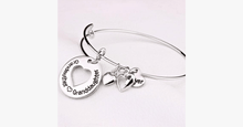 Load image into Gallery viewer, Grandmother Love Granddaughter Charm Bangle - FREE SHIP DEALS