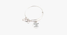 Load image into Gallery viewer, Because I am a Girl Charm Bangle - FREE SHIP DEALS