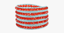 Load image into Gallery viewer, Red Gem Wrap Bracelet - FREE SHIP DEALS