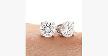 Load image into Gallery viewer, Crystal Stud Earrings - 4mm - FREE SHIP DEALS
