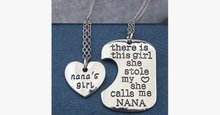 Load image into Gallery viewer, Nana's Girl Pendant Set - FREE SHIP DEALS