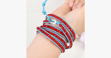 Load image into Gallery viewer, Red Gem Wrap Bracelet