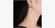 Load image into Gallery viewer, Water Drop Austrian Crystal Long Earrings - FREE SHIP DEALS