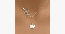 Load image into Gallery viewer, Little Bird Leaf Pendant - FREE SHIP DEALS