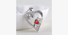 Load image into Gallery viewer, Red Heart Mom Pendant