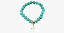 Load image into Gallery viewer, Virtuous Cross Turquoise Bracelet - FREE SHIP DEALS