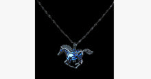 Load image into Gallery viewer, Glow In The Dark Running Horse Necklace - FREE SHIP DEALS