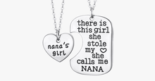Load image into Gallery viewer, Nana's Girl Pendant Set - FREE SHIP DEALS