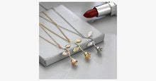 Load image into Gallery viewer, Exquisite Tricolor Rose Flower Pendant - FREE SHIP DEALS