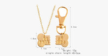 Load image into Gallery viewer, Best Friend Dog Bone Pendant Keychain Set - FREE SHIP DEALS
