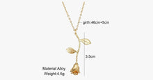 Load image into Gallery viewer, Exquisite Tricolor Rose Flower Pendant - FREE SHIP DEALS