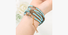 Load image into Gallery viewer, Egyptian Turquoise Wrap Bracelet - FREE SHIP DEALS