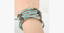Load image into Gallery viewer, Egyptian Turquoise Wrap Bracelet - FREE SHIP DEALS