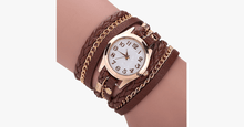 Load image into Gallery viewer, Gold Dial Quartz Watch - FREE SHIP DEALS